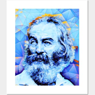 Walt Whitman Portrait | Walt Whitman Artwork | Walt Whitman Painting 8 Posters and Art